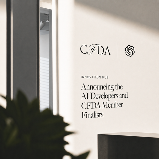 O. STUDIO DESIGN NAMED A CFDA x OPENAI INNOVATION HUB AI DEVELOPER FINALIST